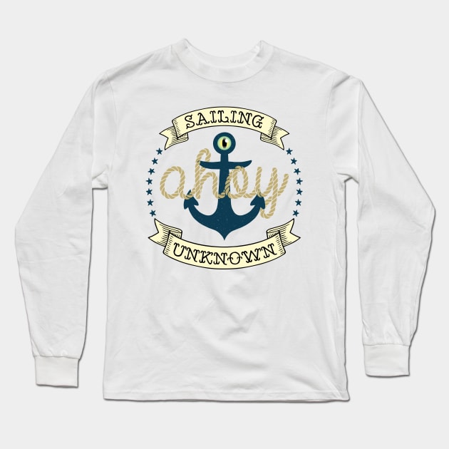 Ahoy! Long Sleeve T-Shirt by laura-nagel